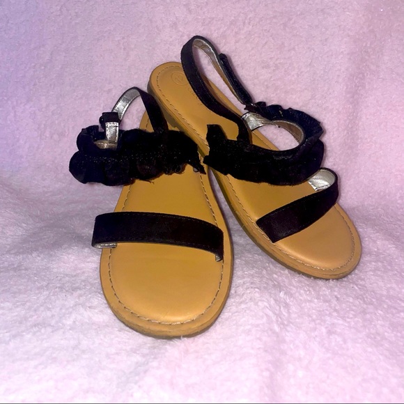 Like new girls cat & jack sandals size 12 - Picture 2 of 3